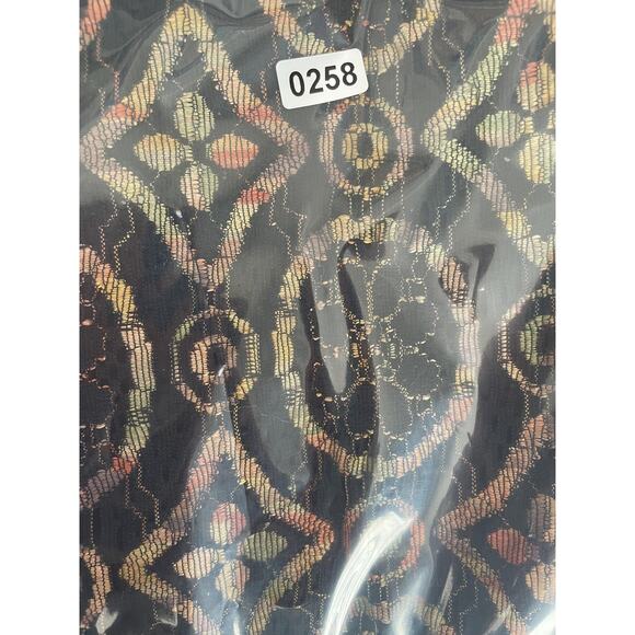 VTG Mercury Flare Leg Pants Womens M Mesh Lace Boho Festival Hippie Indie Grunge - Picture 10 of 10